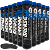 HeavyDuty Moly™ Moly Grease Tube 10 Pack | Lithium Complex EP | High Temp | CV Joint | Bearing | NLGI 2 | Grease Gun Cartridge Refill