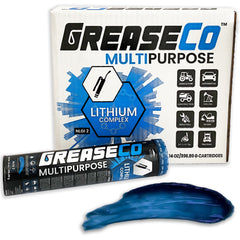MultiPurpose™ Grease Tube 10 Pack | Lithium Complex Grease EP | High Temp | Automotive Wheel Bearing | NLGI 2 | Grease Gun Cartridge Refill