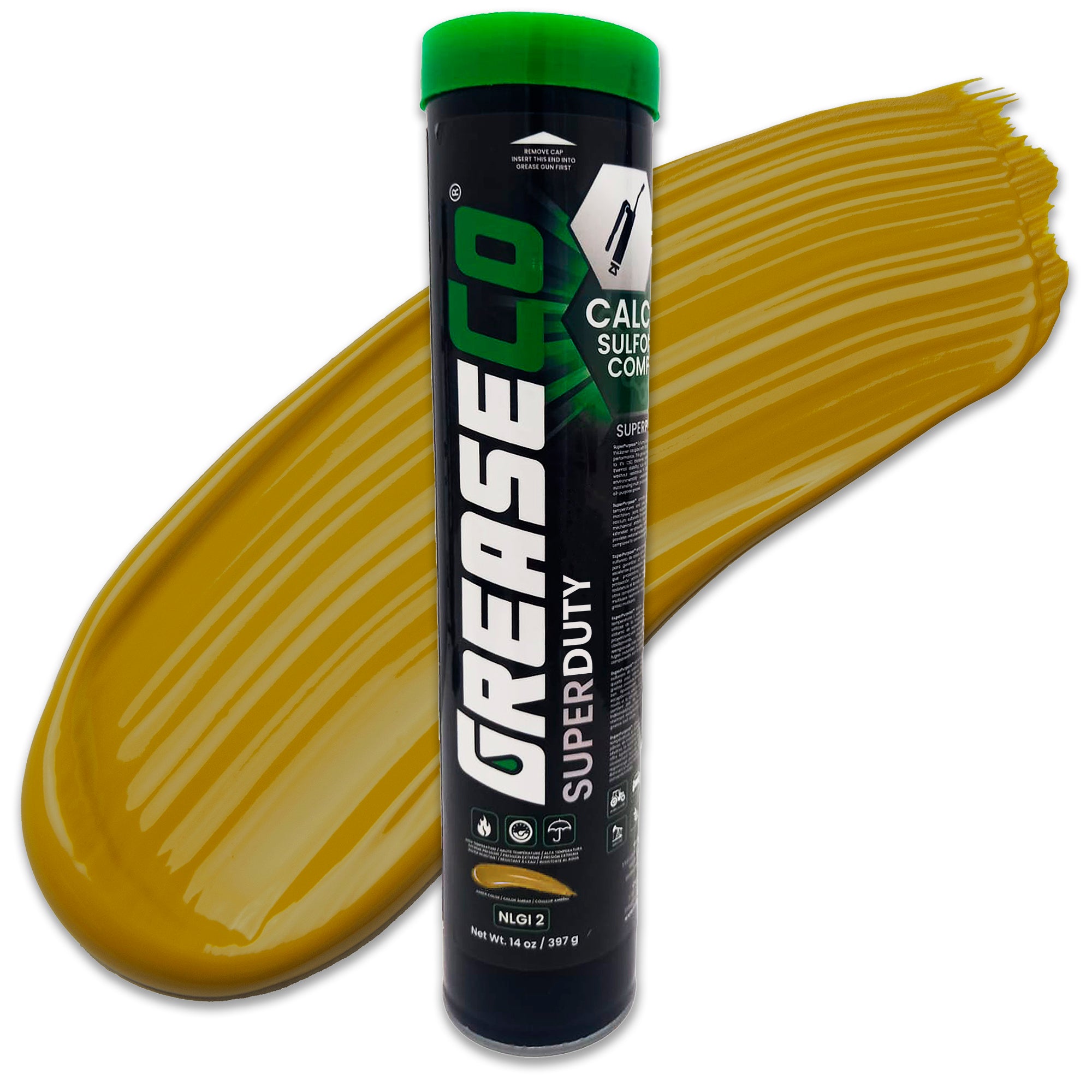 Boat Marine Grease HeavyDuty Extreme Calcium Sulfonate High Temperature EP Grease Tube Cartridge Refill of GreaseCo SuperDuty
