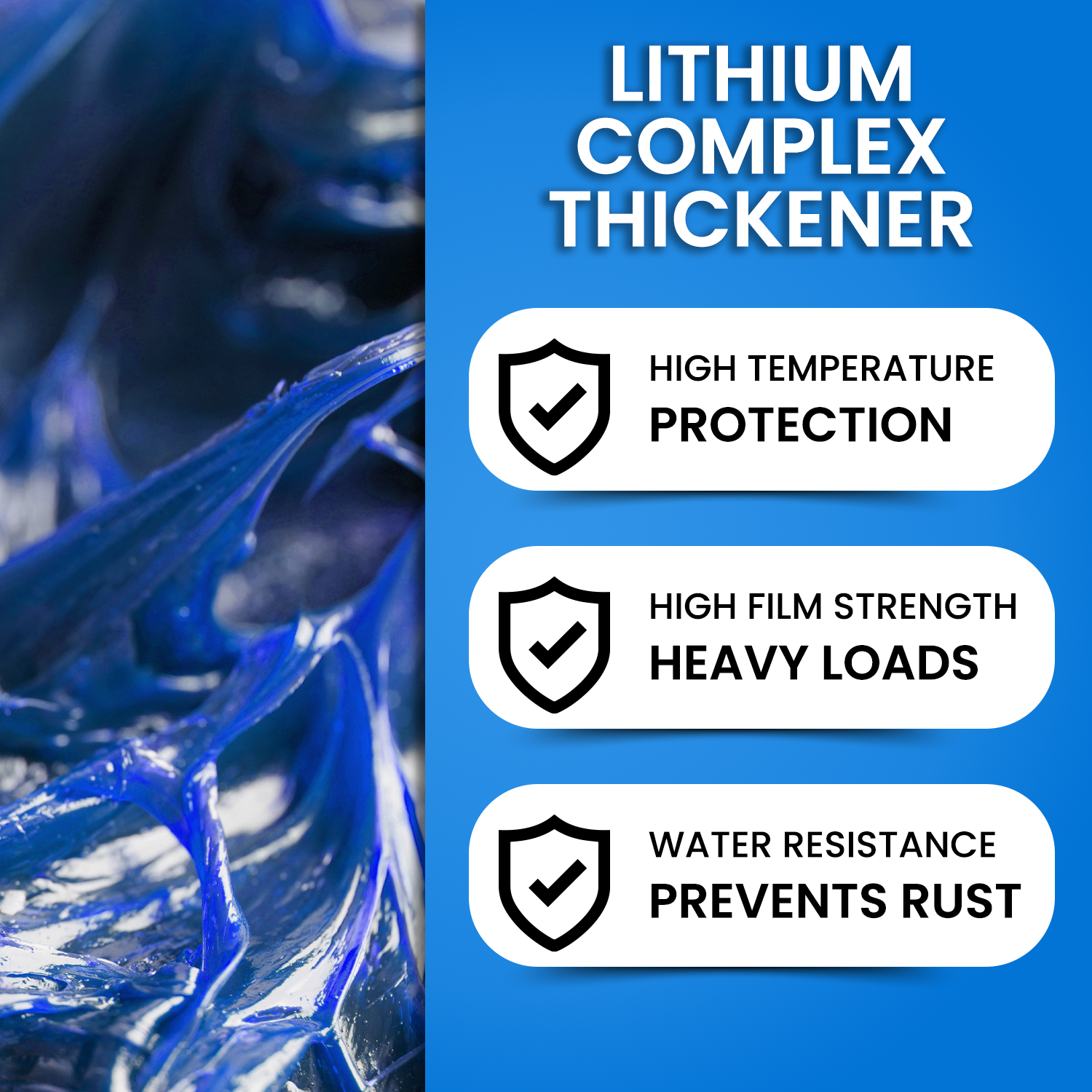 MultiPurpose™ Grease Tube 10 Pack | Lithium Complex Grease EP | High Temp | Automotive Wheel Bearing | NLGI 2 | Grease Gun Cartridge Refill