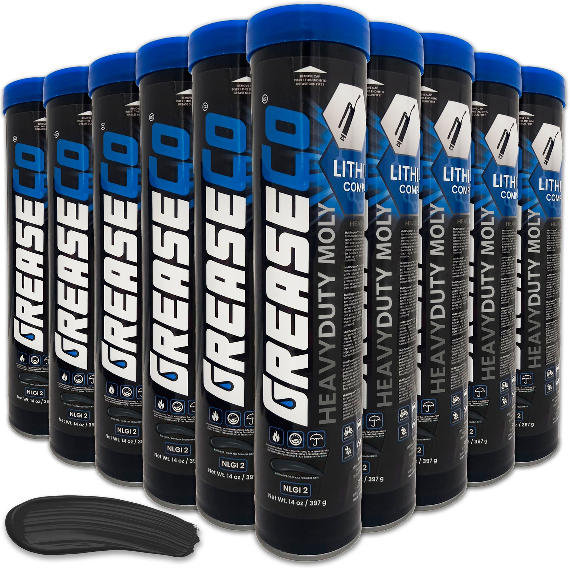 Refil Grease Cartrigegrease Gun Grease Tube 14 oz Cartridges – GreaseCo