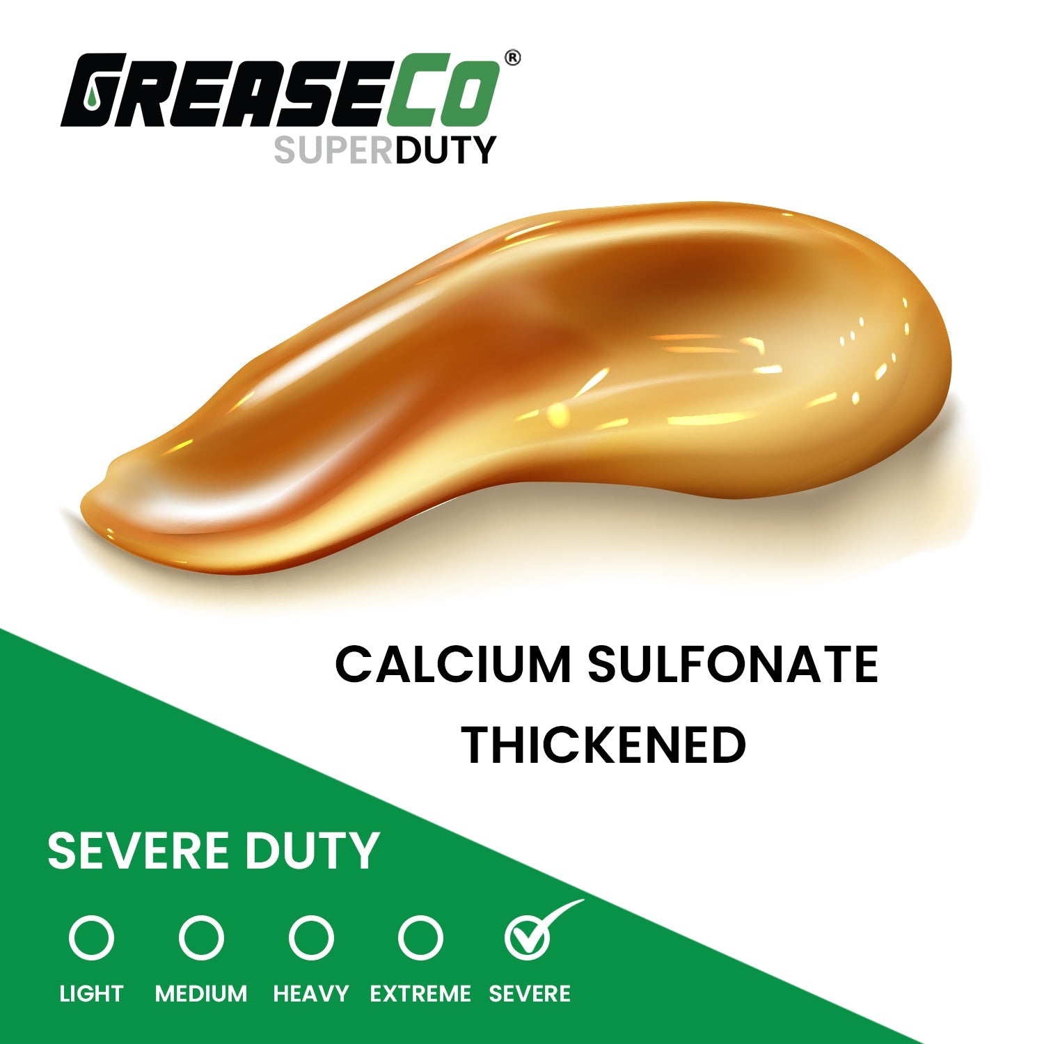 High Temp High Performance Infographic Calcium Sulfonate Grease of GreaseCo SuperDuty