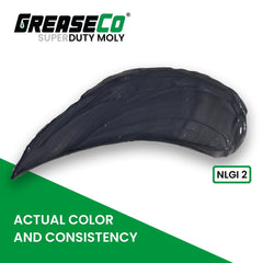 Calcium Sulfonate Moly Grease Physical Picture of Color Texture Consistency of GreaseCo SuperDuty Moly