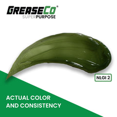 Calcium Sulfonate Green Grease Physical Picture of Color Texture Consistency of GreaseCo SuperPurpose