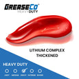 HeavyDuty™ 10 Pack of Grease Tube Cartridges | Lithium Complex EP Red Grease | NLGI 2 | ISO 460