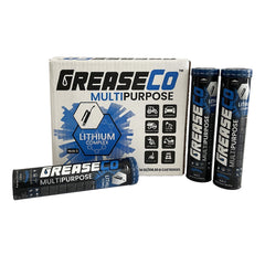 Lithium Complex High Temp High Performance Grease Tube 10 Pack of Cartridge Refills from GreaseCo MultiPurpose