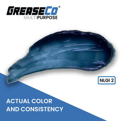 Lithium Complex Blue Tacky Multi Purpose Grease Physical Picture of Color Texture Consistency of GreaseCo MultiPurpose