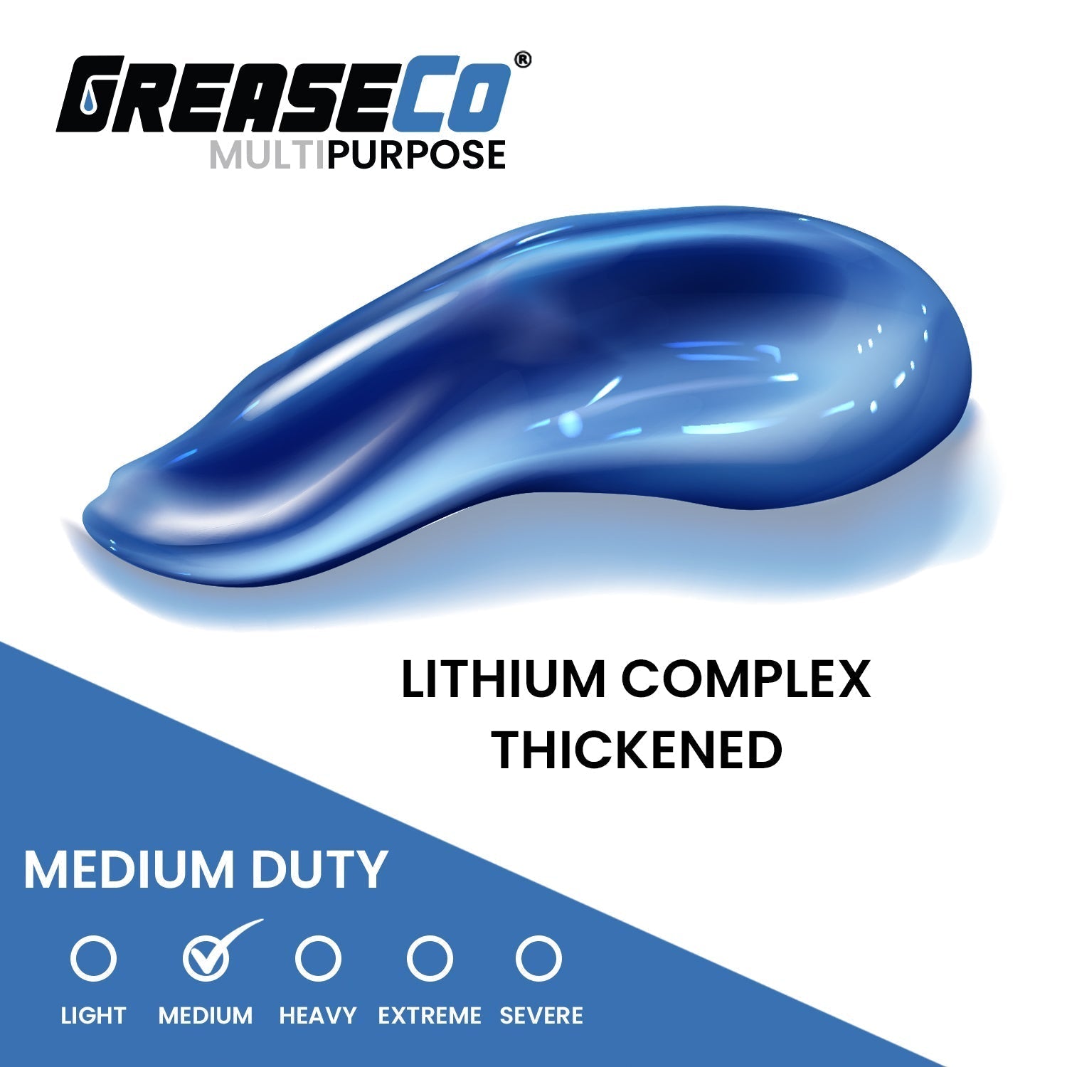 Lithium Complex Blue High Temp High Performance Grease of GreaseCo MultiPurpose
